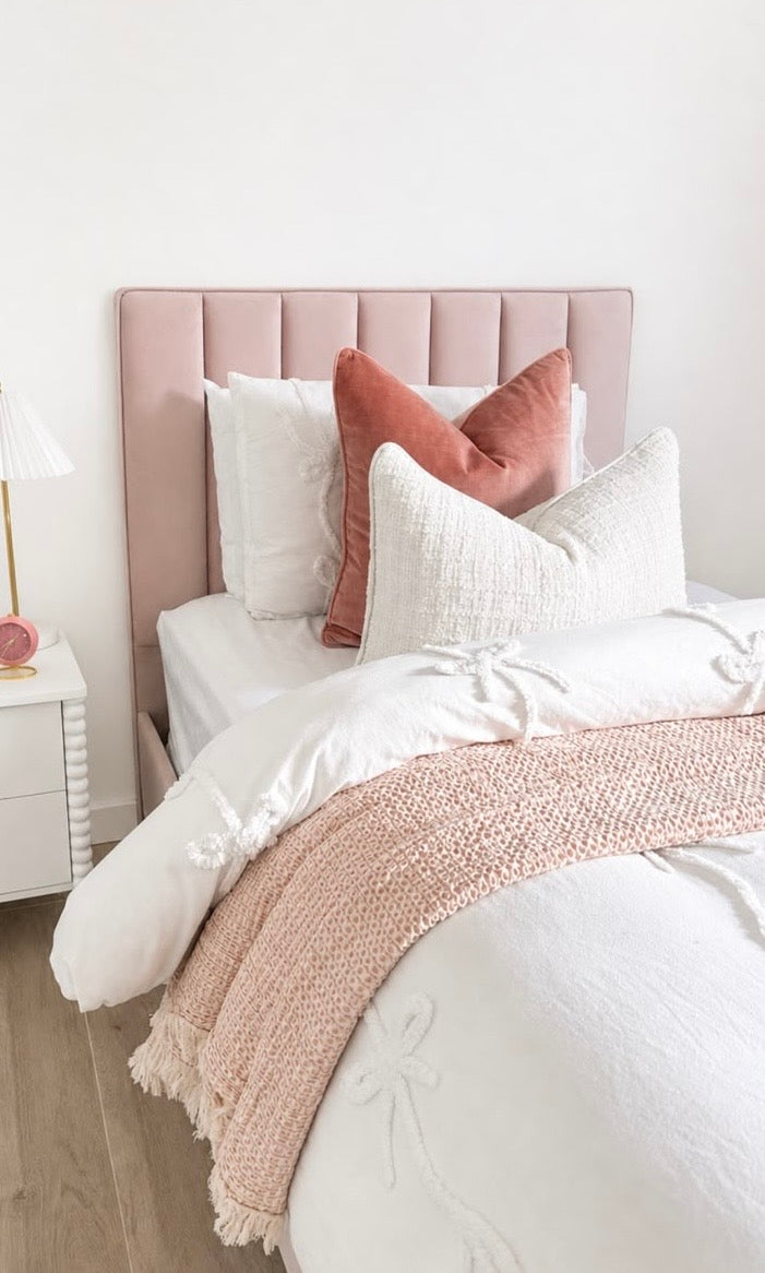 Pink Velvet Cushion Cover 55x55cm