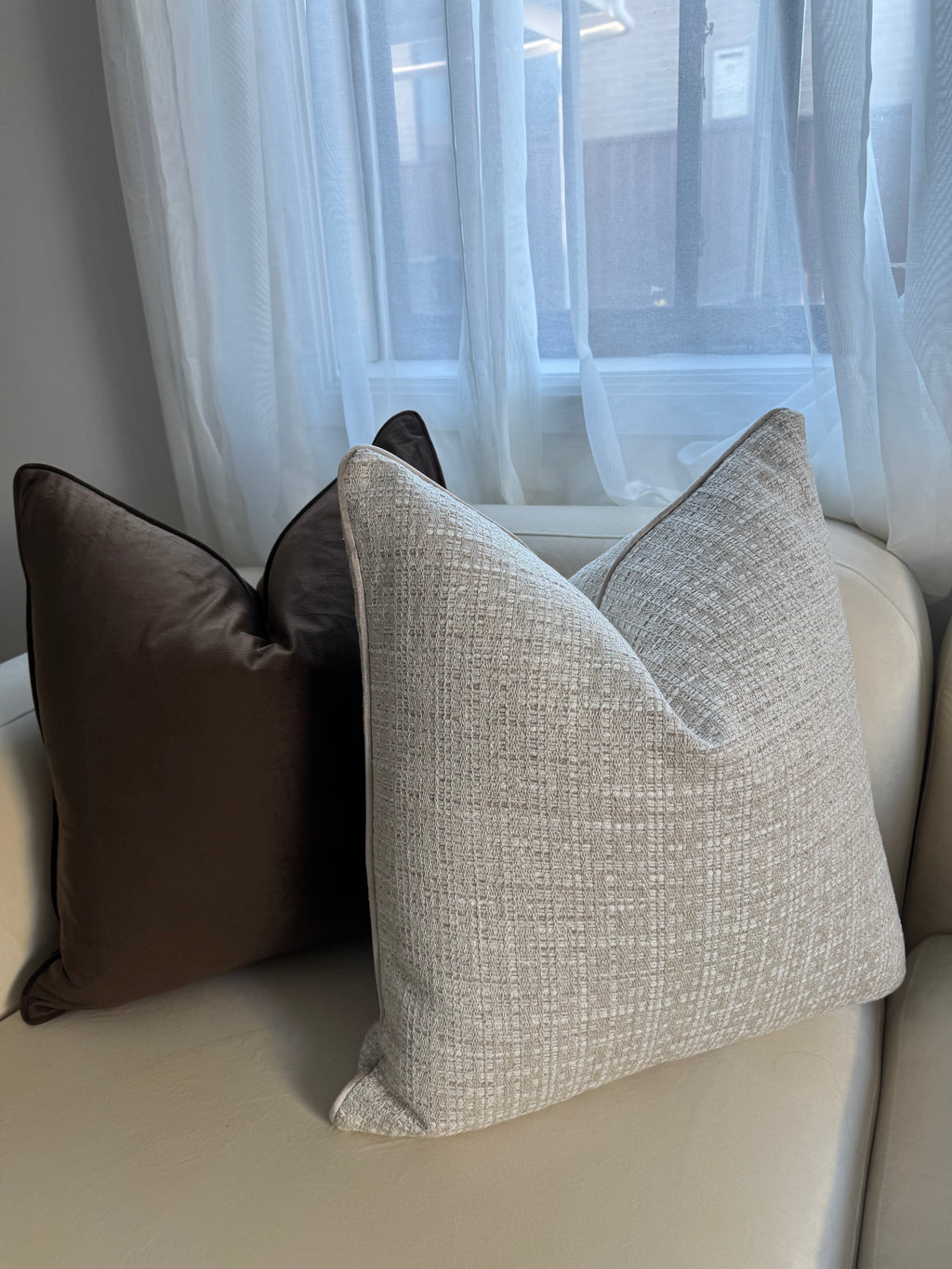 Verona Tweed Cushion Cover 55x55cm