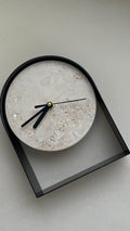Travertine Arch Clock