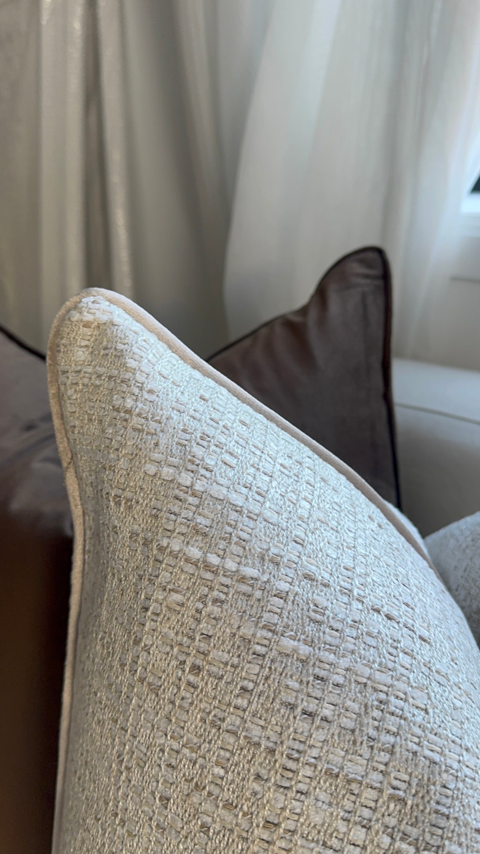 Verona Tweed Cushion Cover 55x55cm