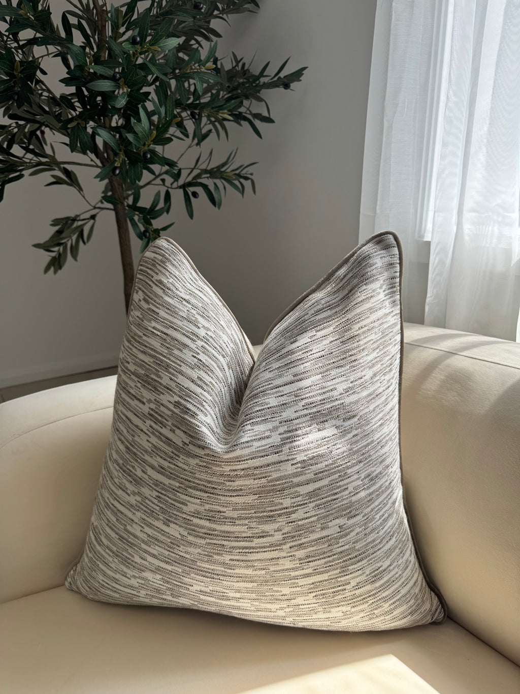 Sahara Stripe Cushion Cover 55x55cm