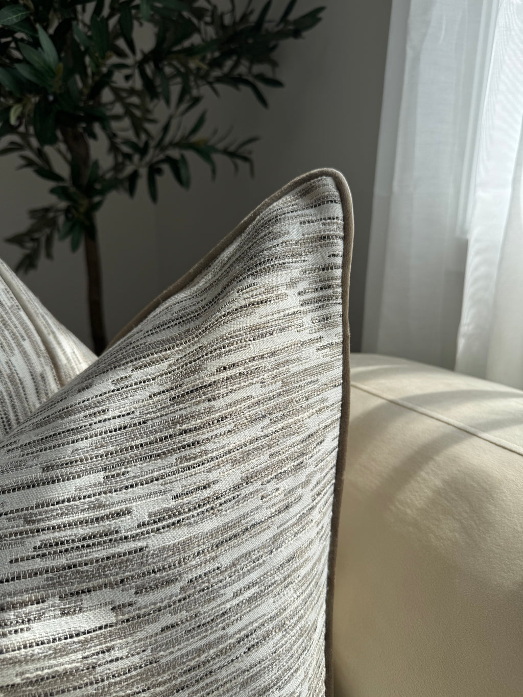 Sahara Stripe Cushion Cover 55x55cm